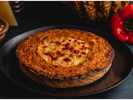 Zapallo y Choclo (Masa de Harina 100% integral y semillas)