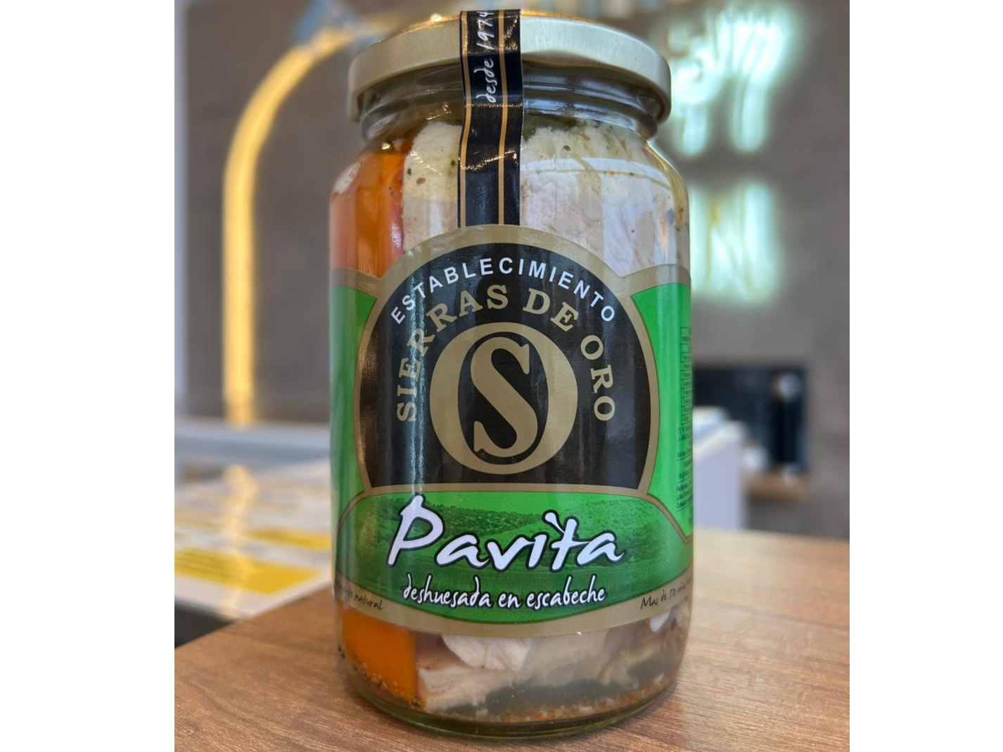 Escabeche de pavita 570gr