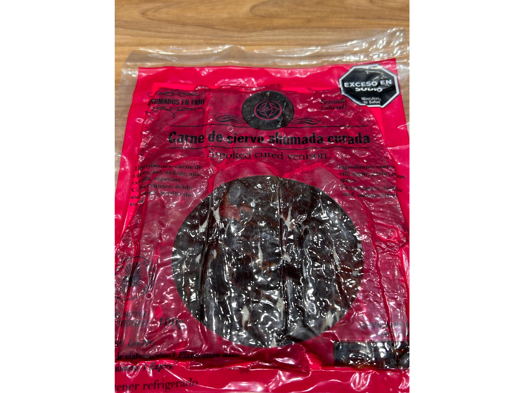 Carne de Ciervo ahumada curada