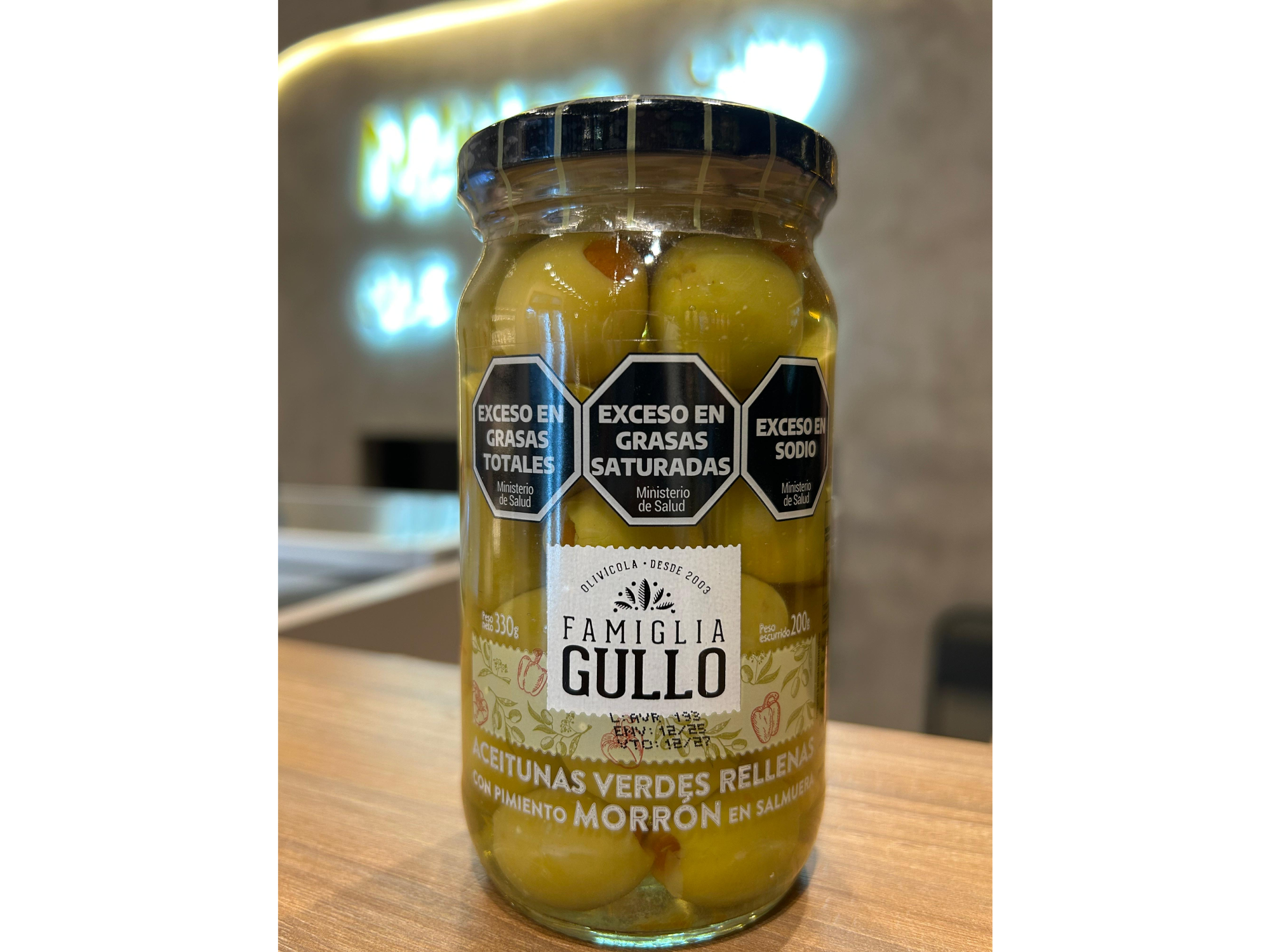 Aceitunas verdes rellenas
