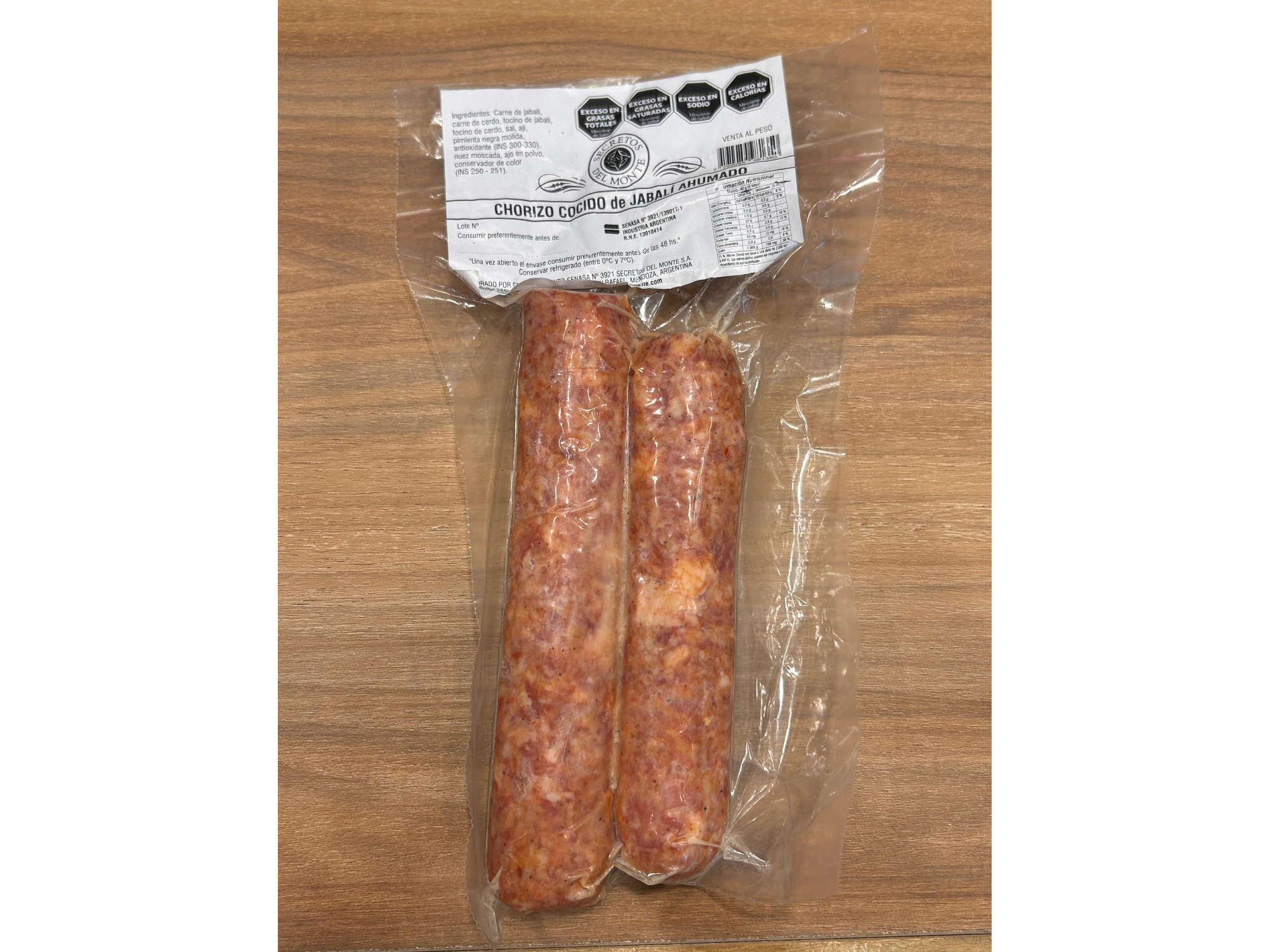 Chorizo Cocido de Jabali Ahumado