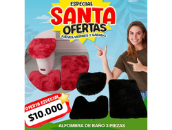ALFOMBRA DE BAÑO 3 PIEZAS