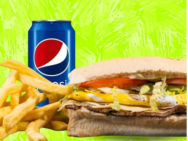 LOMO MEDIANO + PEPSI 354 ml