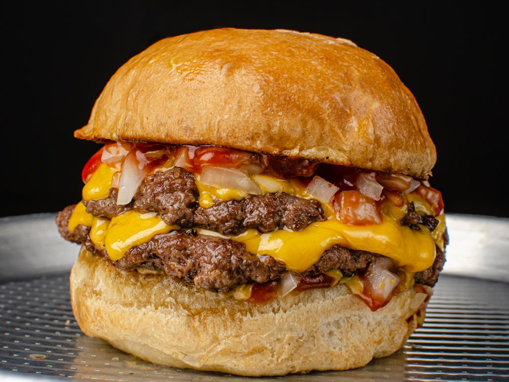 DOBLE CUARTO + PAPAS MC CAIN! 🍔🍟