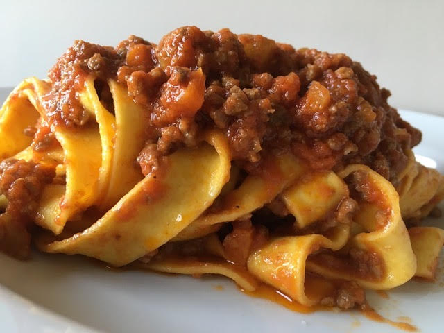 Fideos con Bolognesa