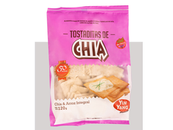 Tostaditas de chía y arroz integral
