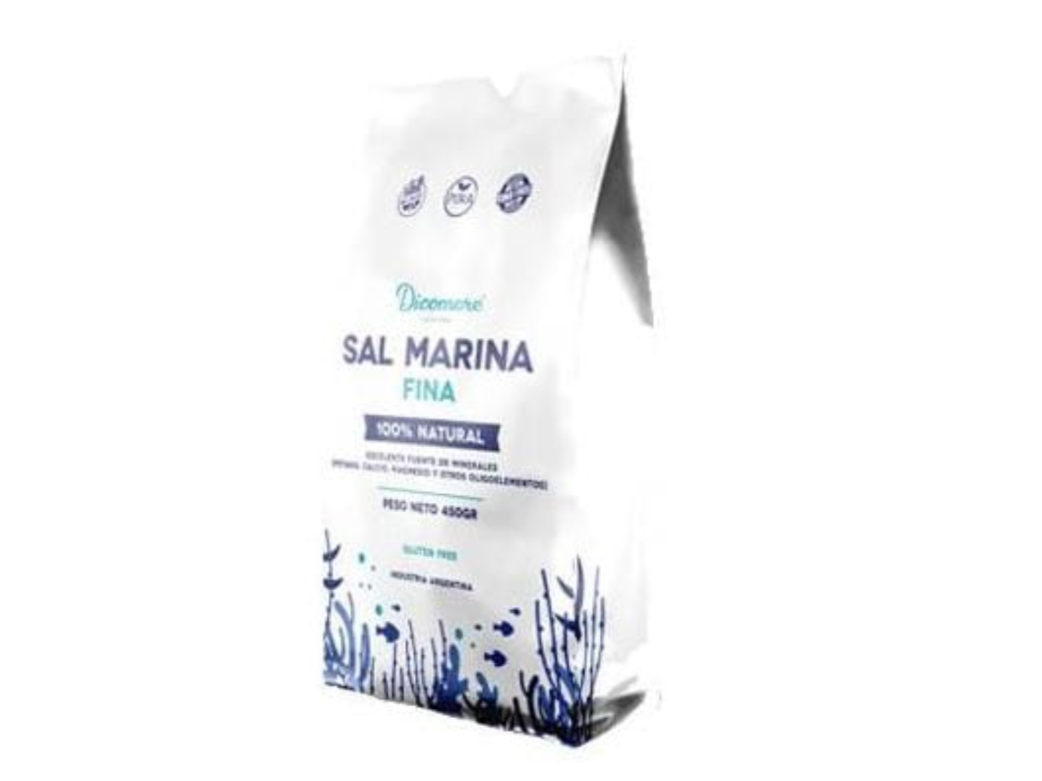 Sal marina sin gluten