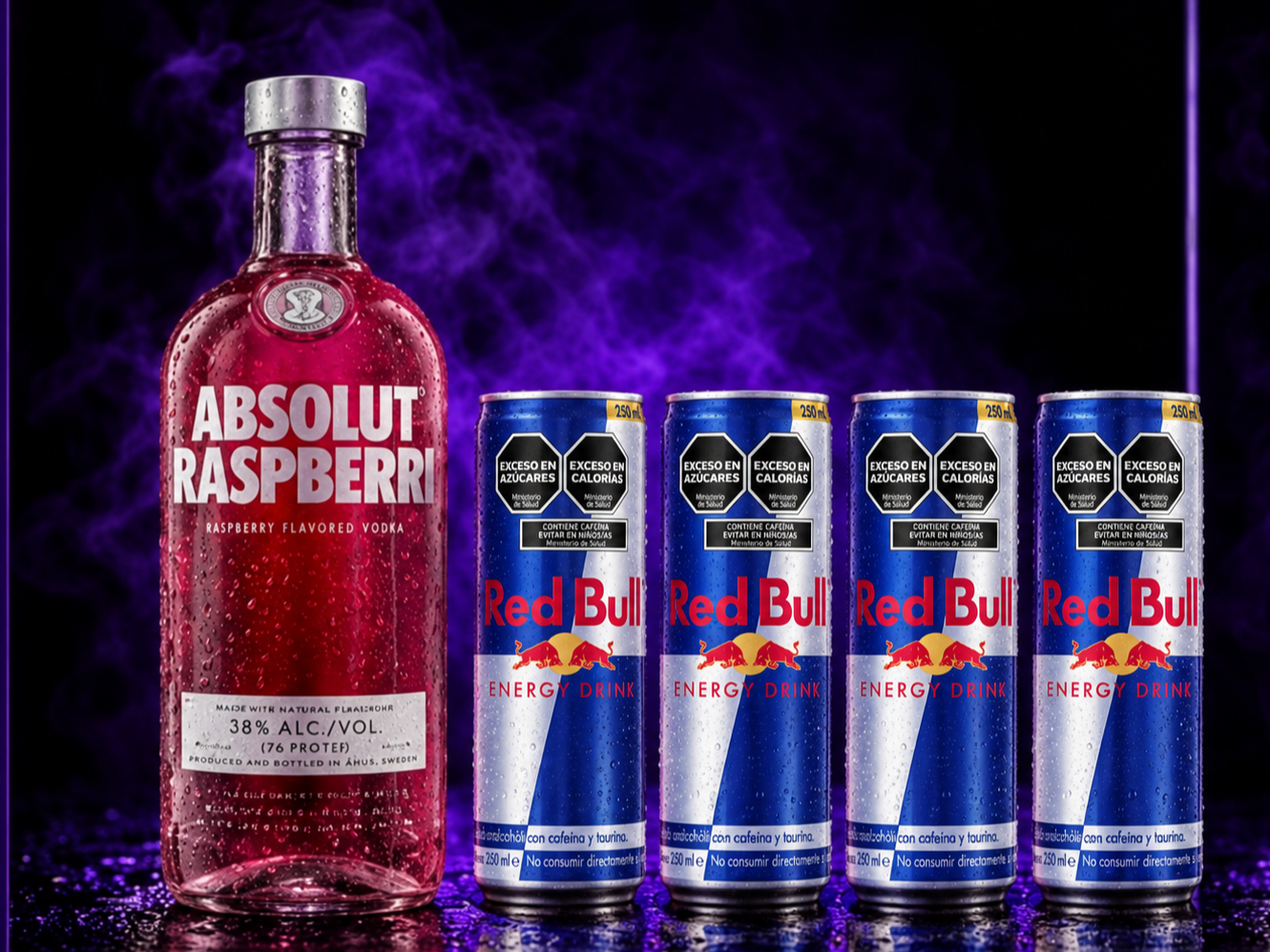 Absolut raspberry + red bull (4)