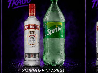 Smirnoff clasico + sprite 1.5L