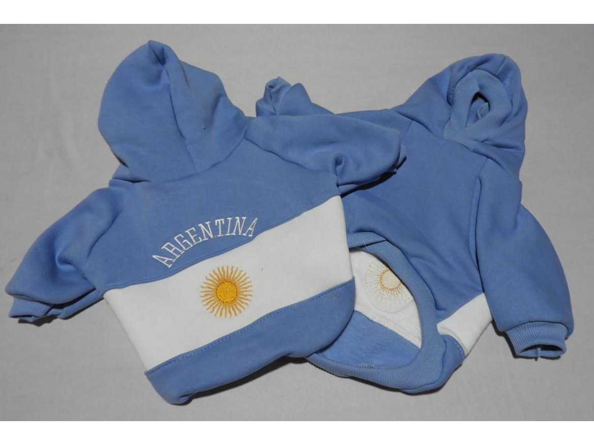 BUZO BORDADO DE FRISA PEINADA