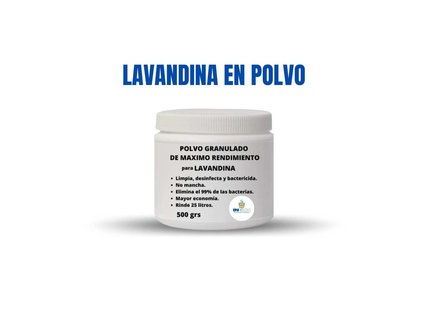 LAVANDINA EN POLVO (RINDE 30Lts)