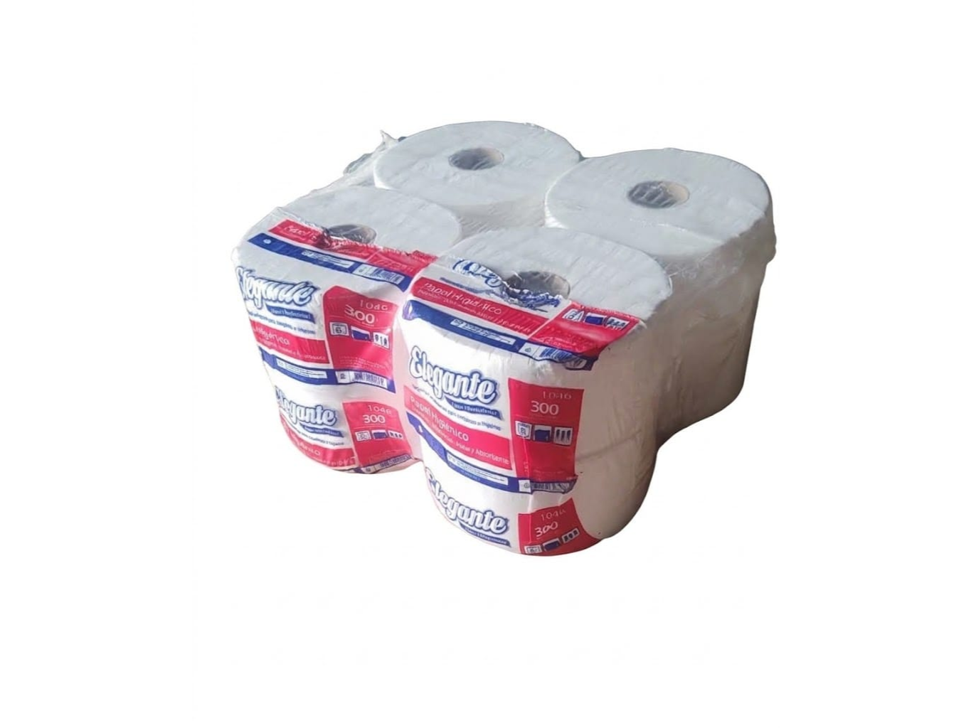 PAPEL HIG. BCO. C/CH (ELEGANTE) 300 (Pack 8)
