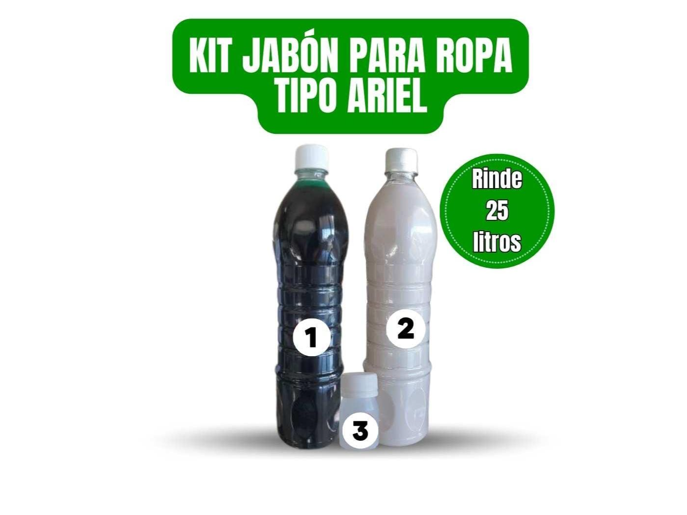 (Rinde 25Lts) B/E KIT JABON TIPO ARIEL