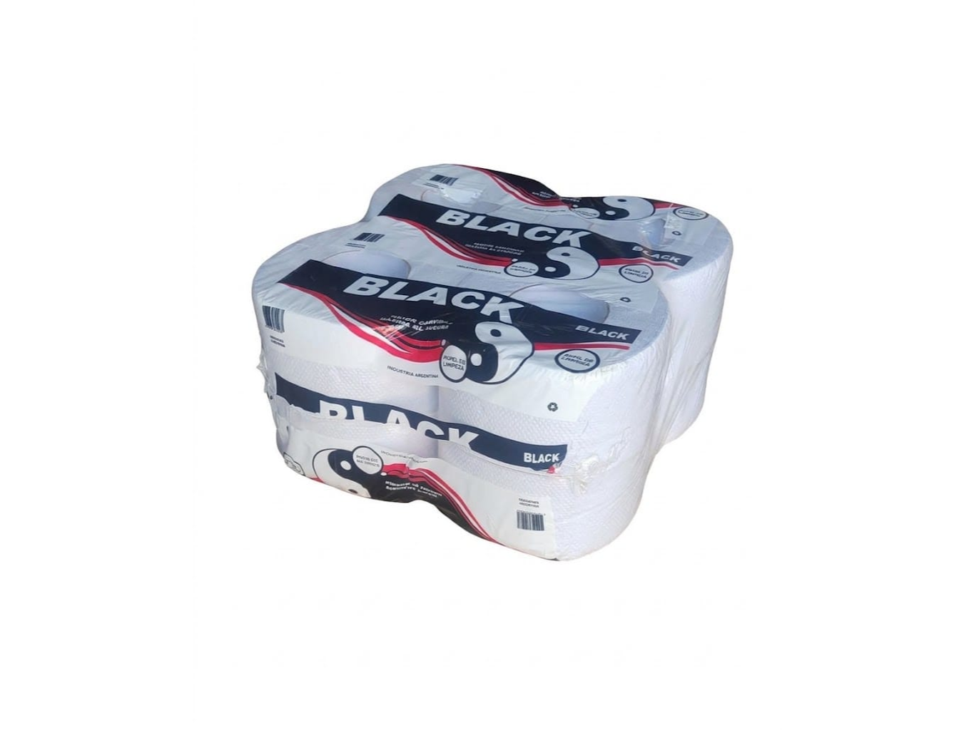 TOALLA EN ROLLO 4x200 (BLACK)
