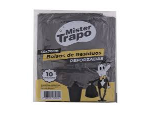 Bolsa residuo Mr Trapo 50x70 10 u.