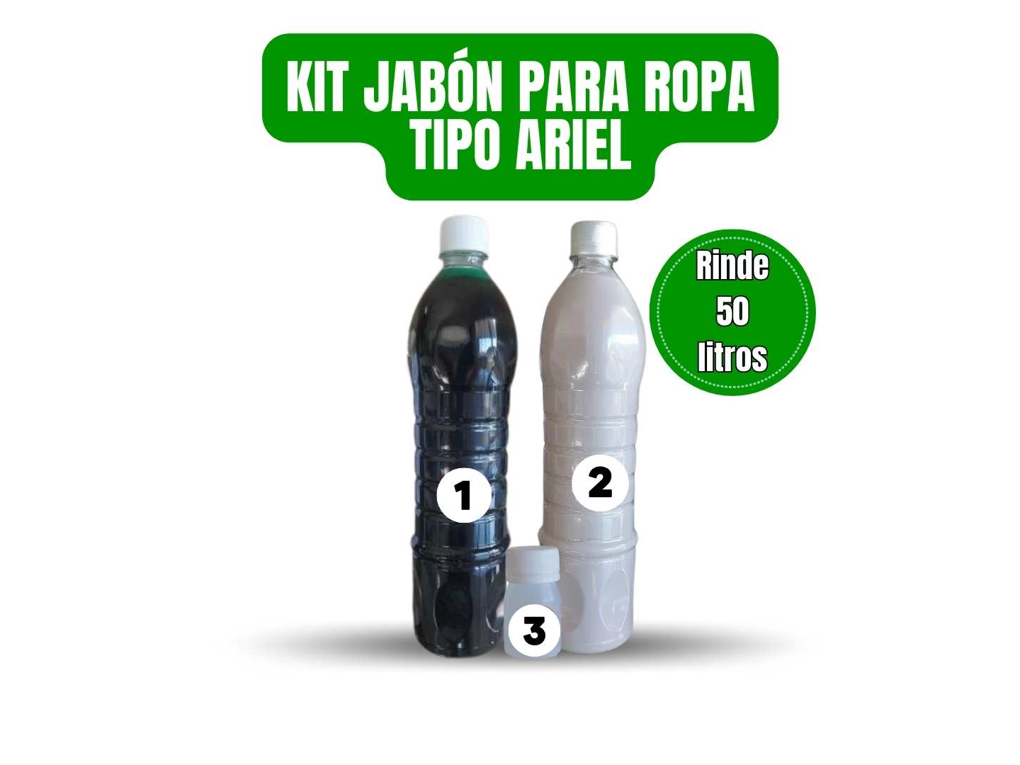 KIT JABON ARIEL B/E (RINDE 50lts)