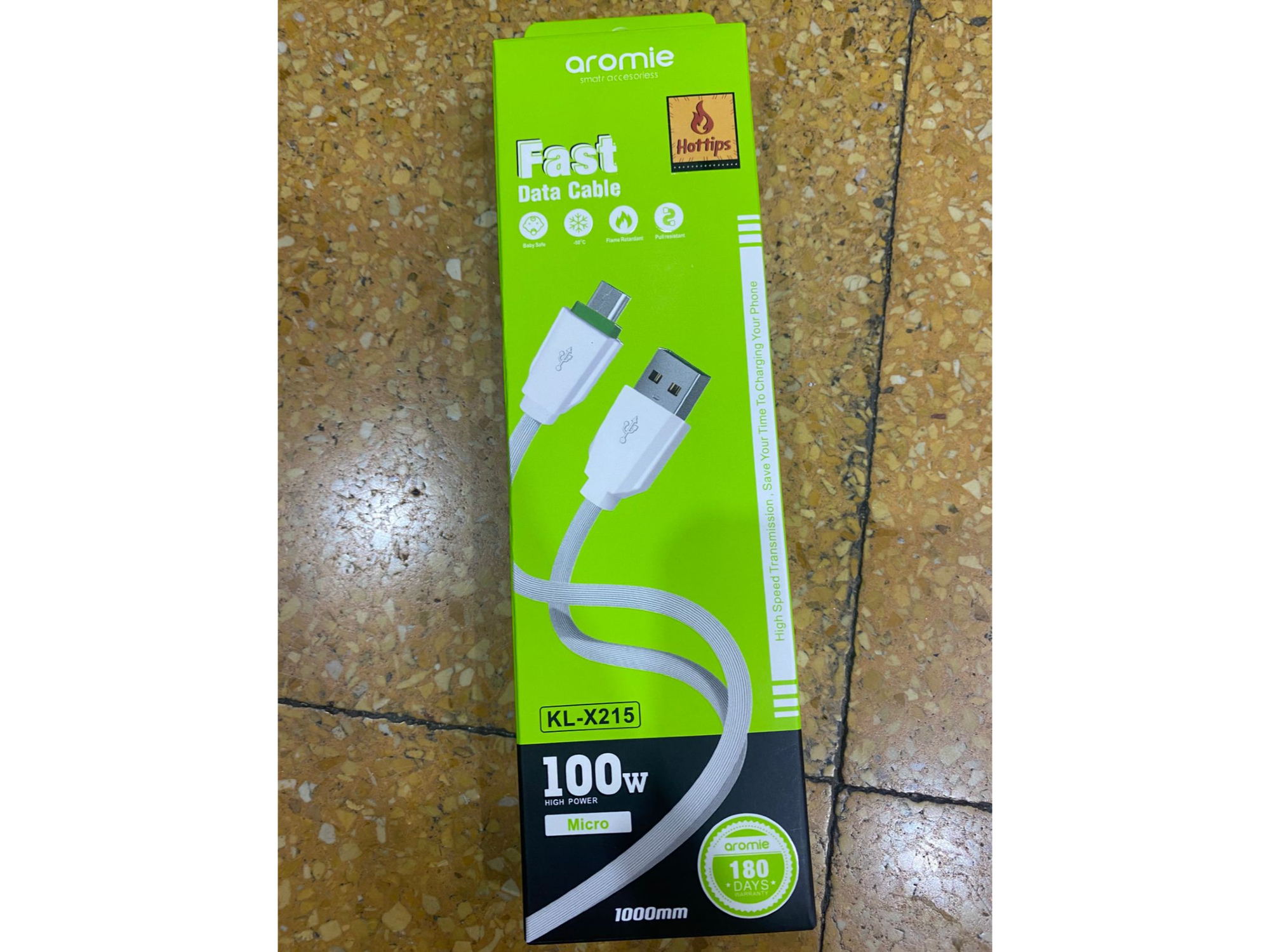 Cable v8 100w micro usb