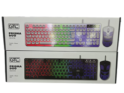 Teclado y mouse RGB GTC CBG025
