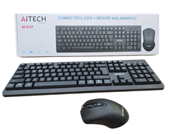 Combo teclado + mouse inalámbricos Aitech AI637