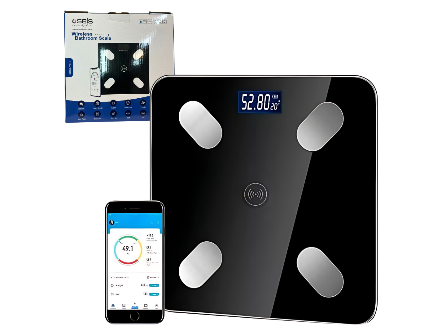 Balanza con Bluetooth