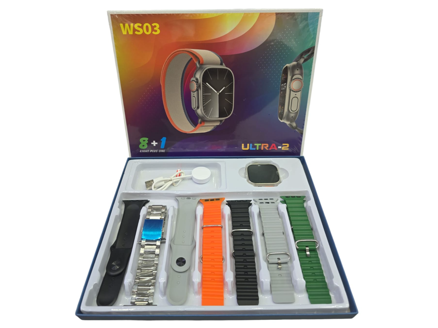 Reloj Smart WS03 con 7 mallas