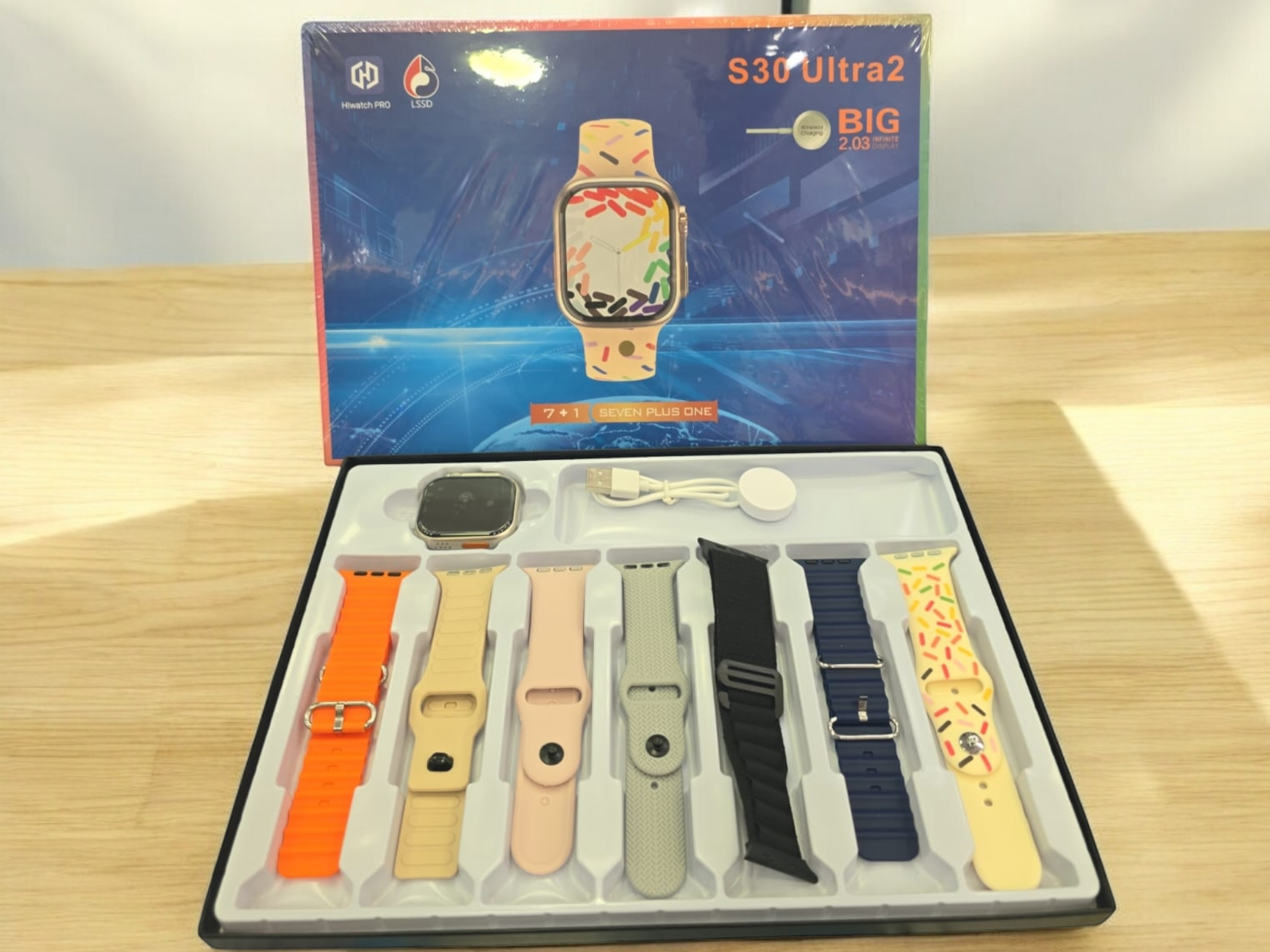 Reloj Smart S30 ultra 2 7 mallas