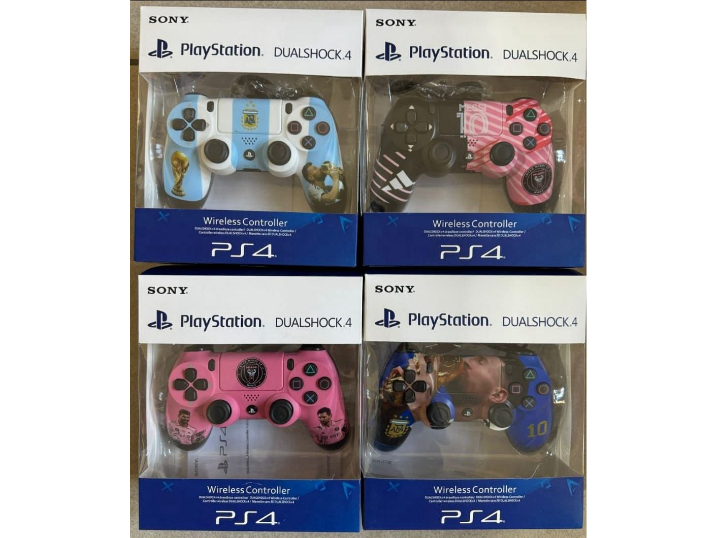 Joystick Ps4 Sony diseño messi