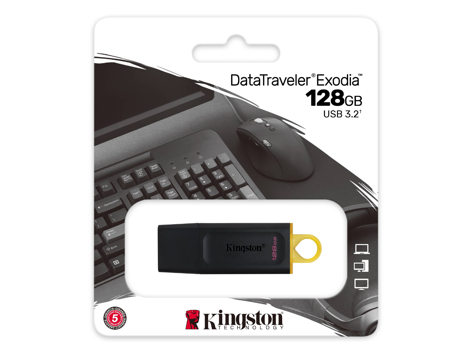 Pendrive de 128 GB Kingston