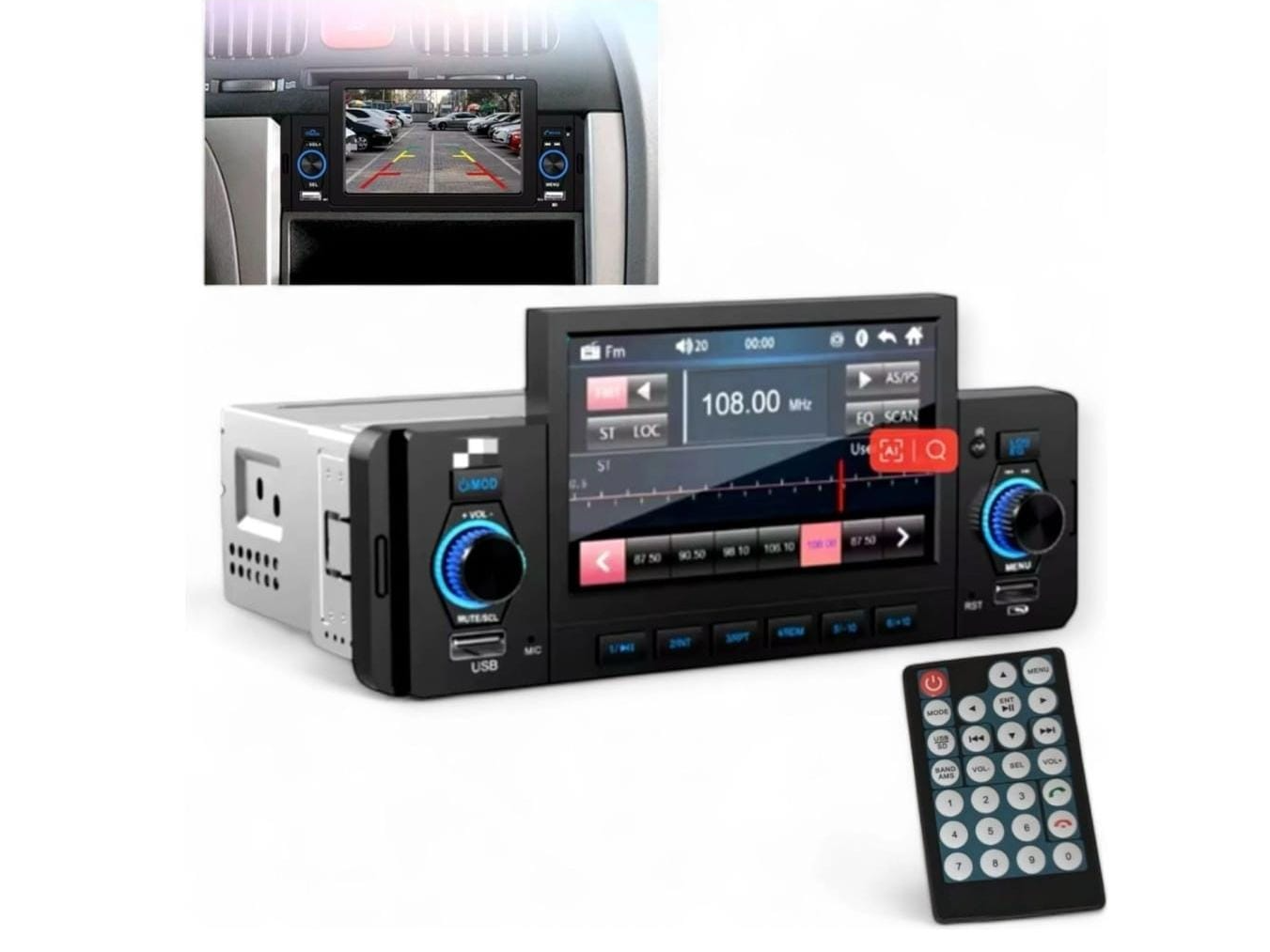 Estereo con pantalla