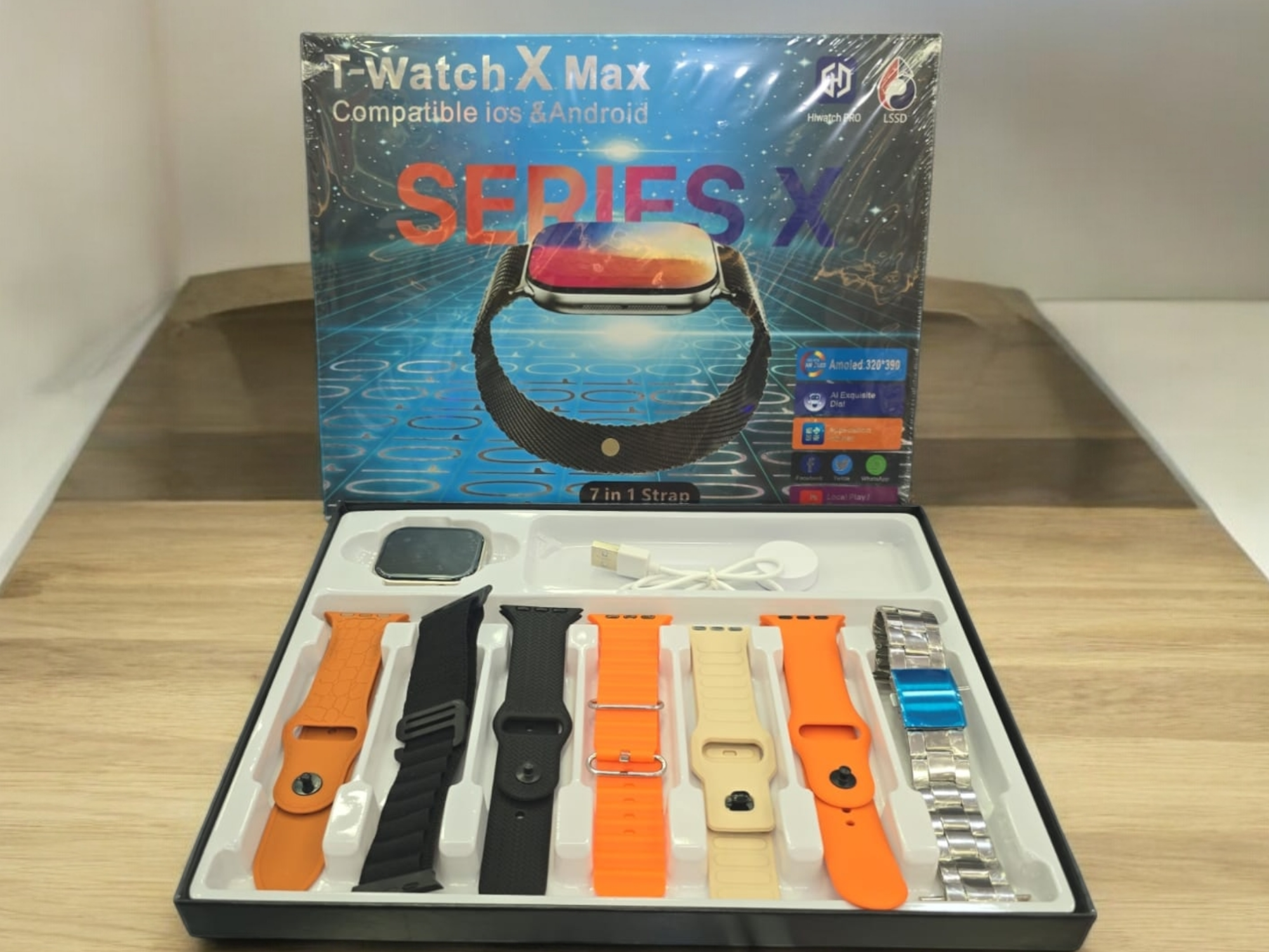 Reloj Smart series X 7 mallas