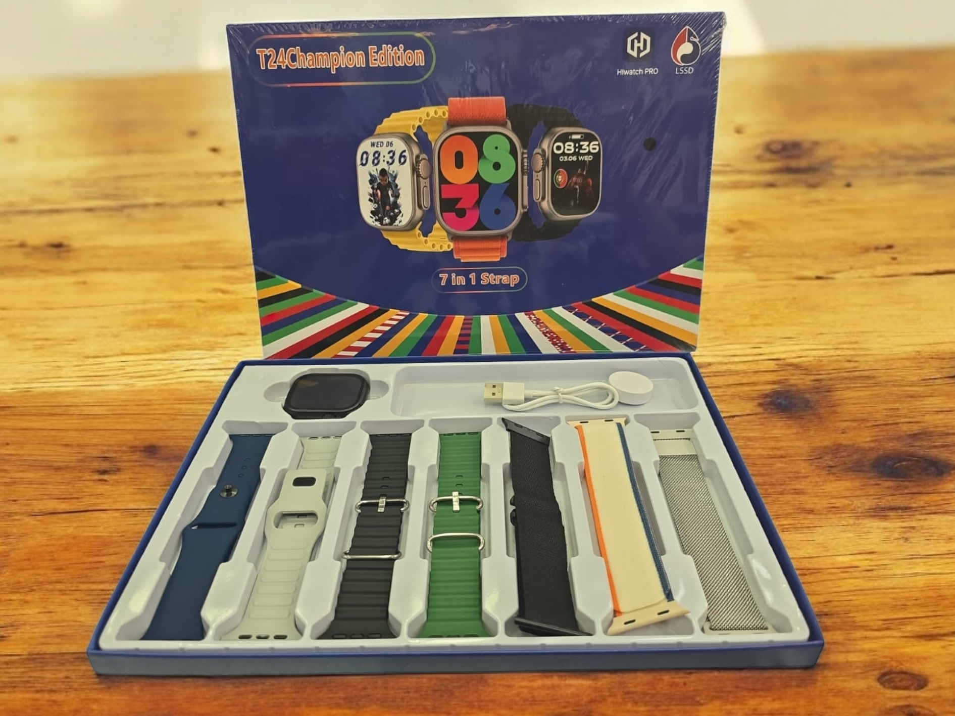 Reloj Smart T24 7 mallas