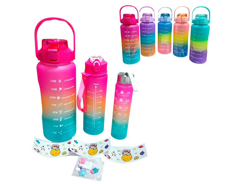 Botellas 3 en 1