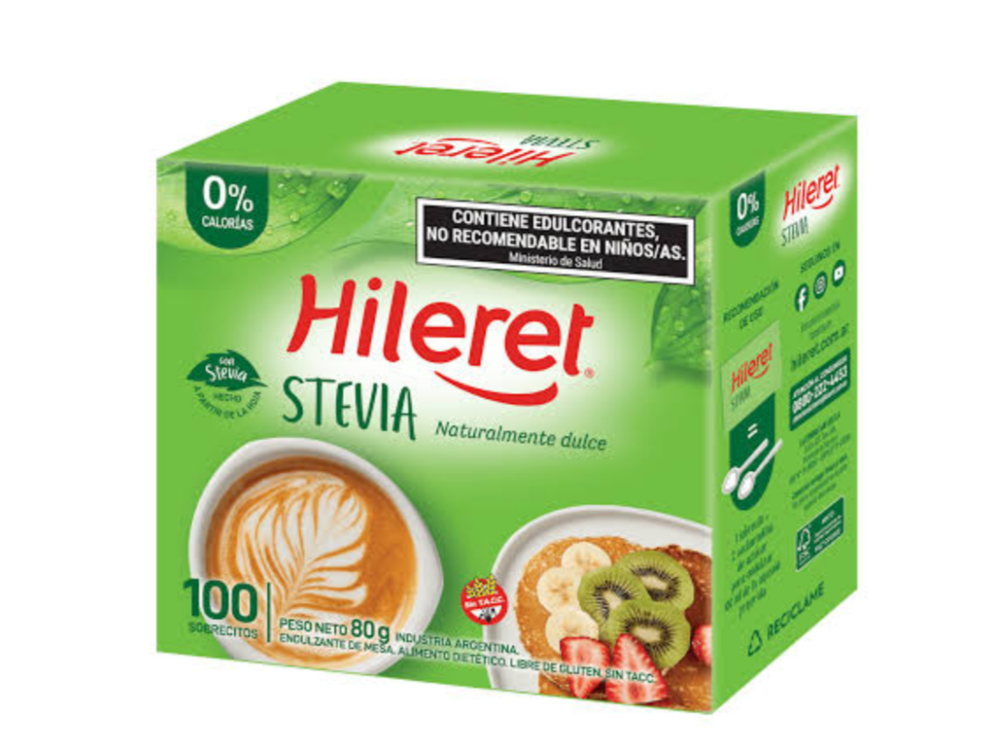 HILERET STEVIA EN SOBRES