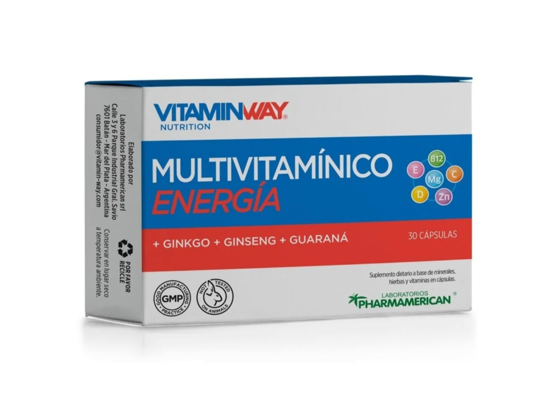 MULTIVITAMÍNICO ENERGÍA x 30 caps