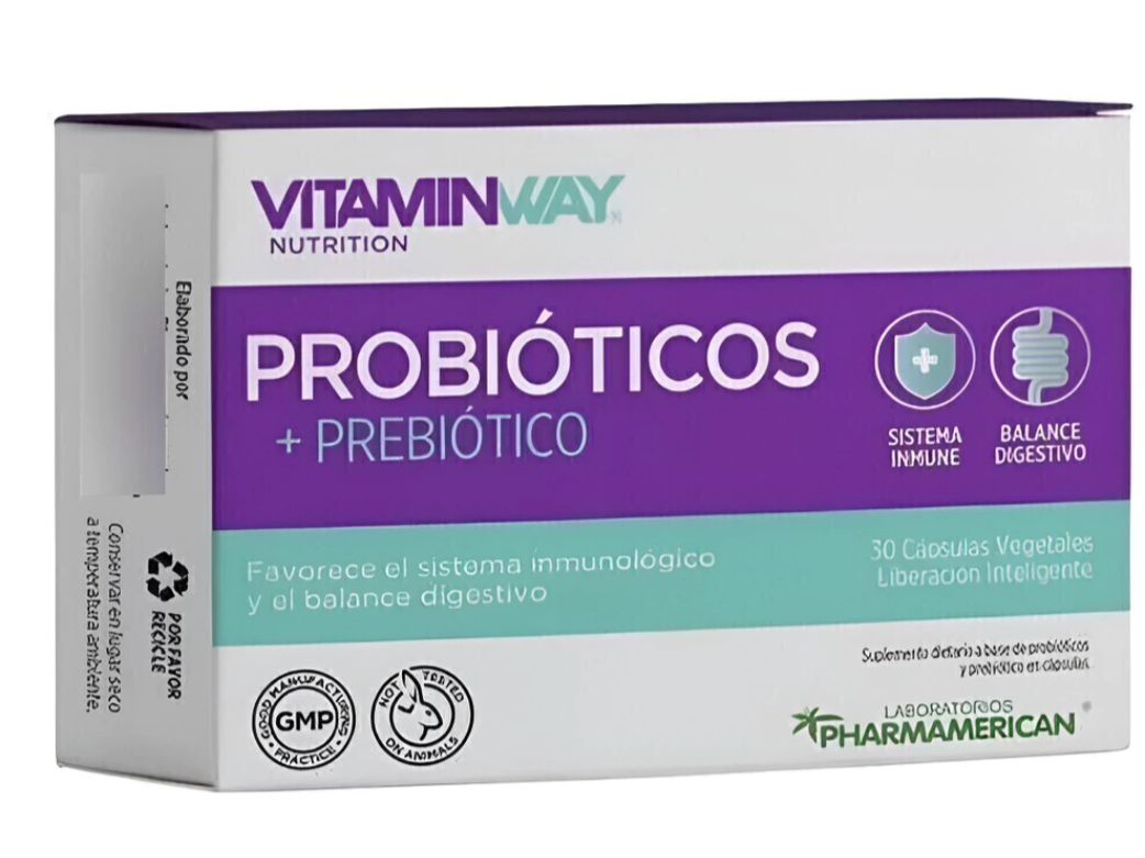 PROBIÓTICOS+ PREBIÓTICOS x 30 caps