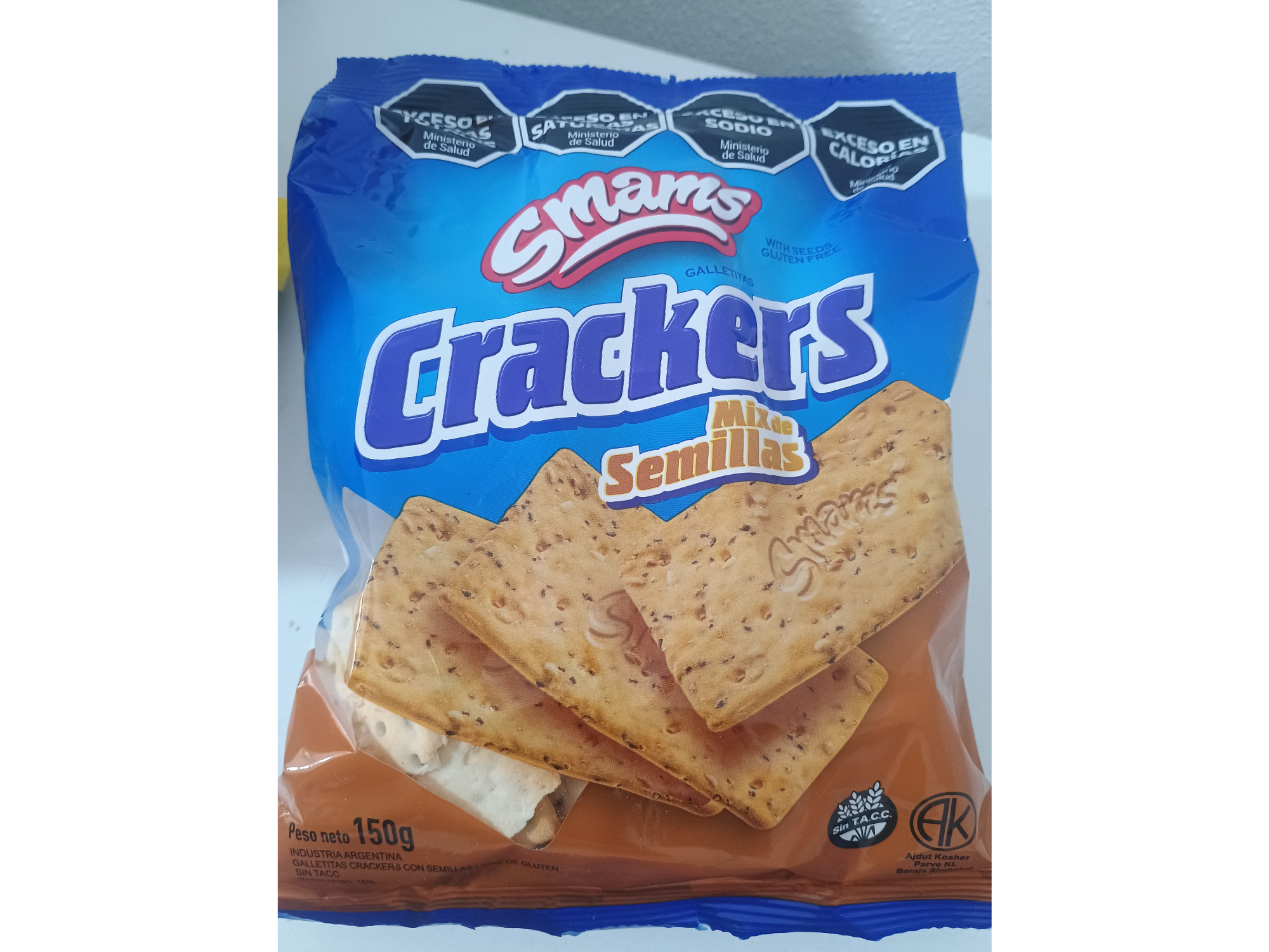 Crakers con semillas