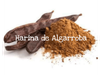 Harina de algarroba tostada