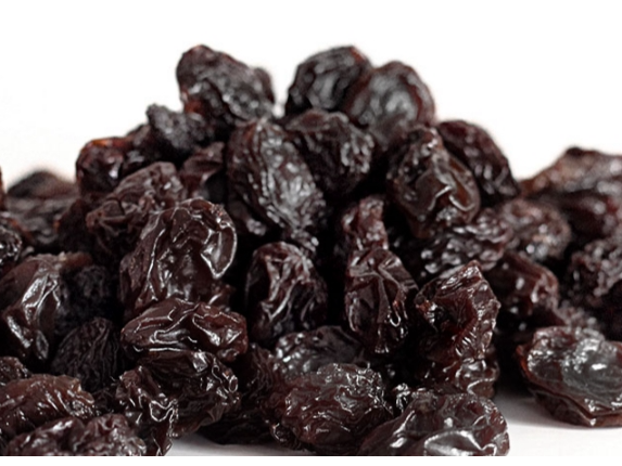 Pasas de uva negras sin semillas