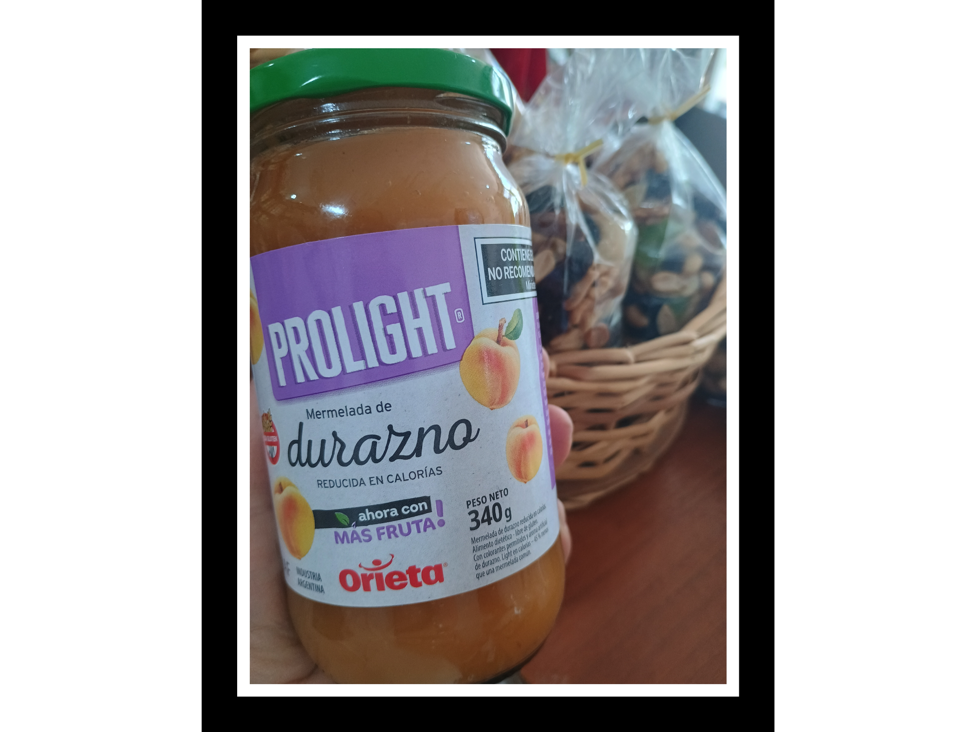Mermelada prolight ORIETA x340g