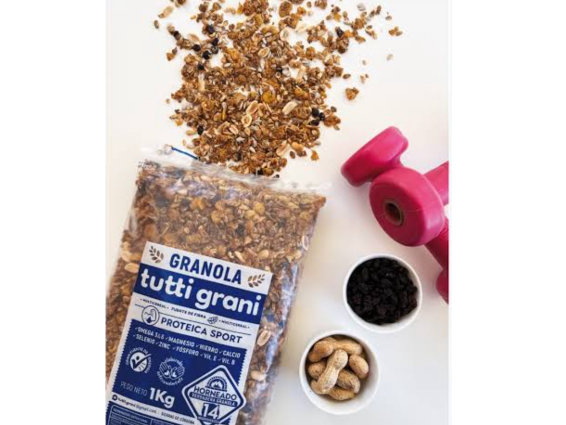 Granola proteíca