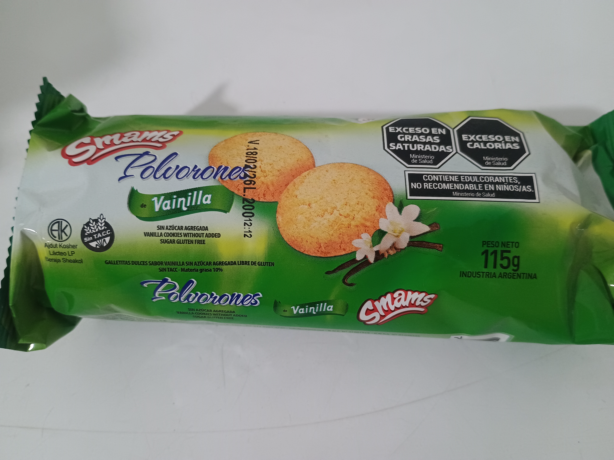 Polvorones vainilla sin azúcar