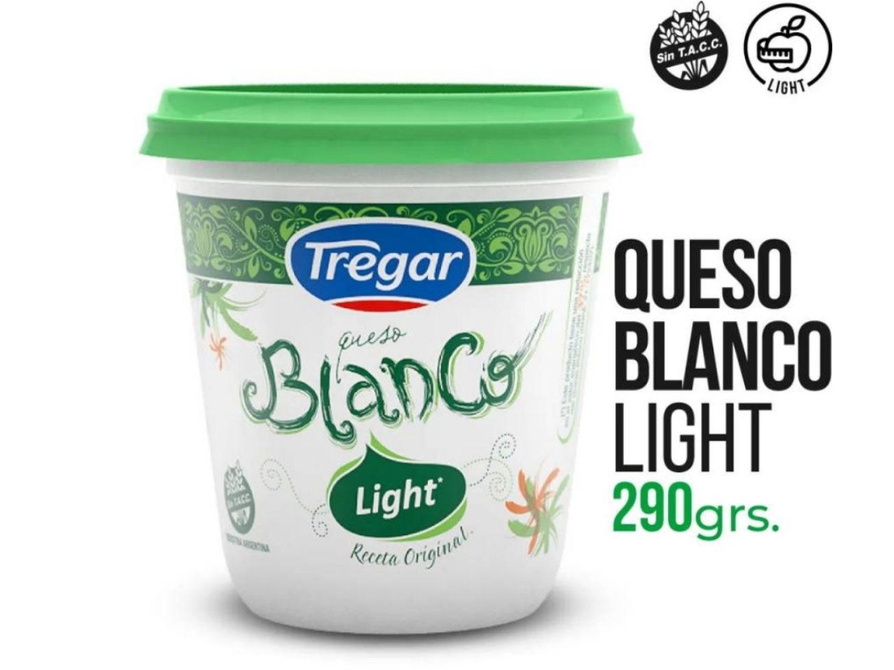 Queso blanco light TREGAR x 290g