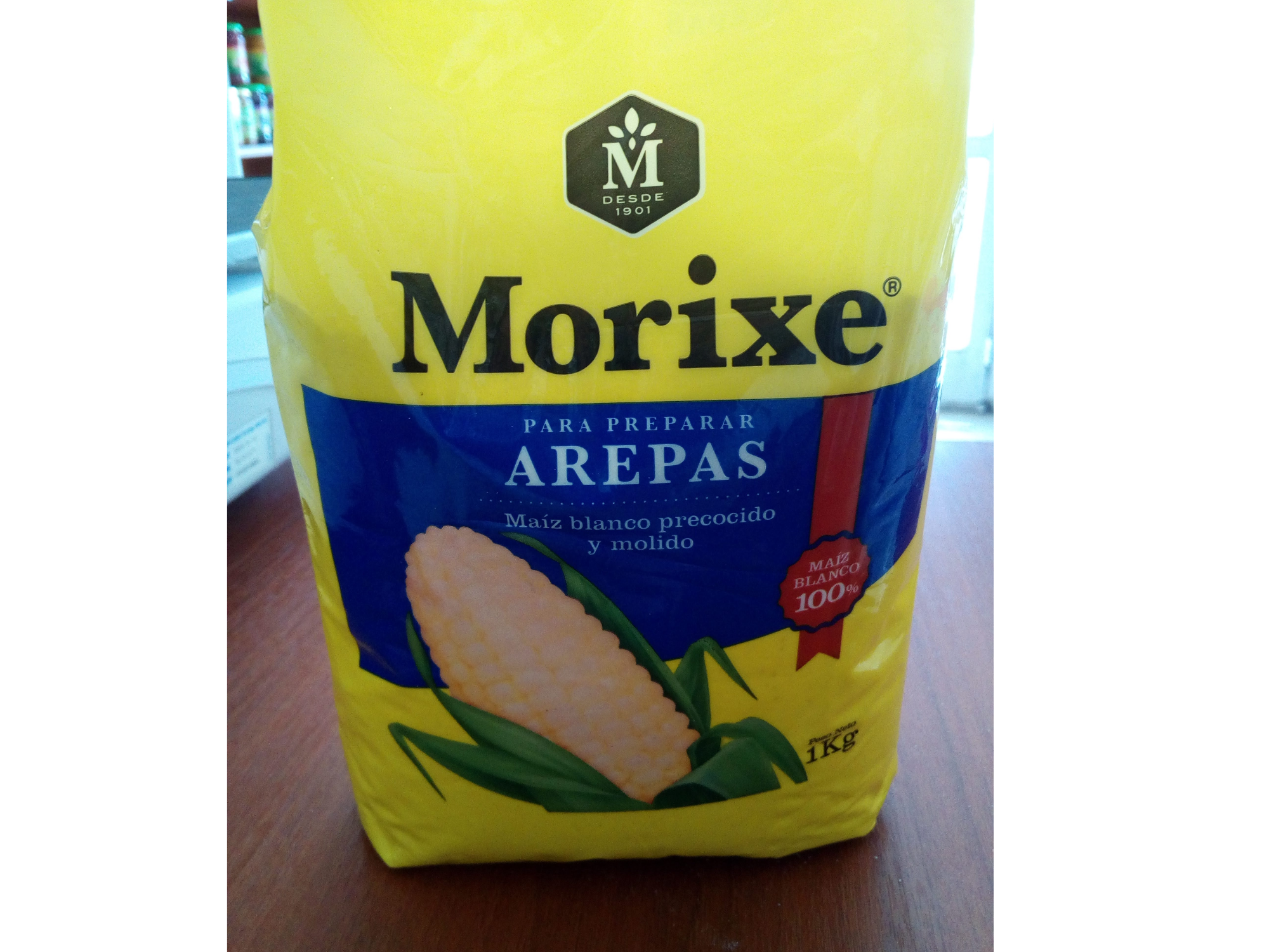 Harina de maíz blanco precocido MORIXE x 1K