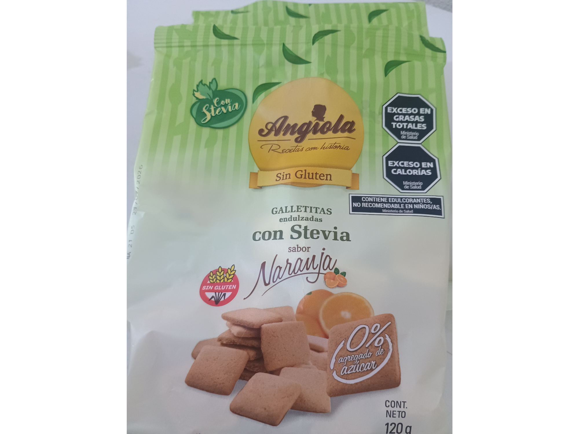 Galletas dulces con Stevia varios sabores