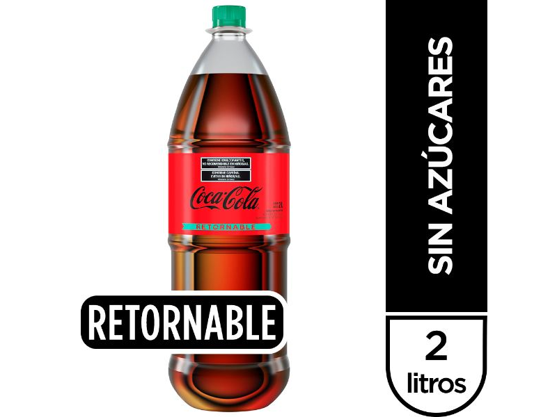 Coca zero retornable 2lt