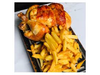 Pollo y medio + Papas Grandes