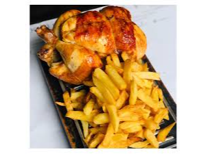 2 Pollos + 2 Papas Grandes