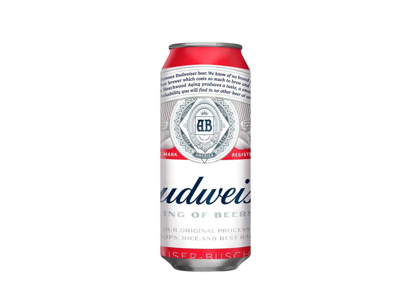 Lata budweiser 473ml