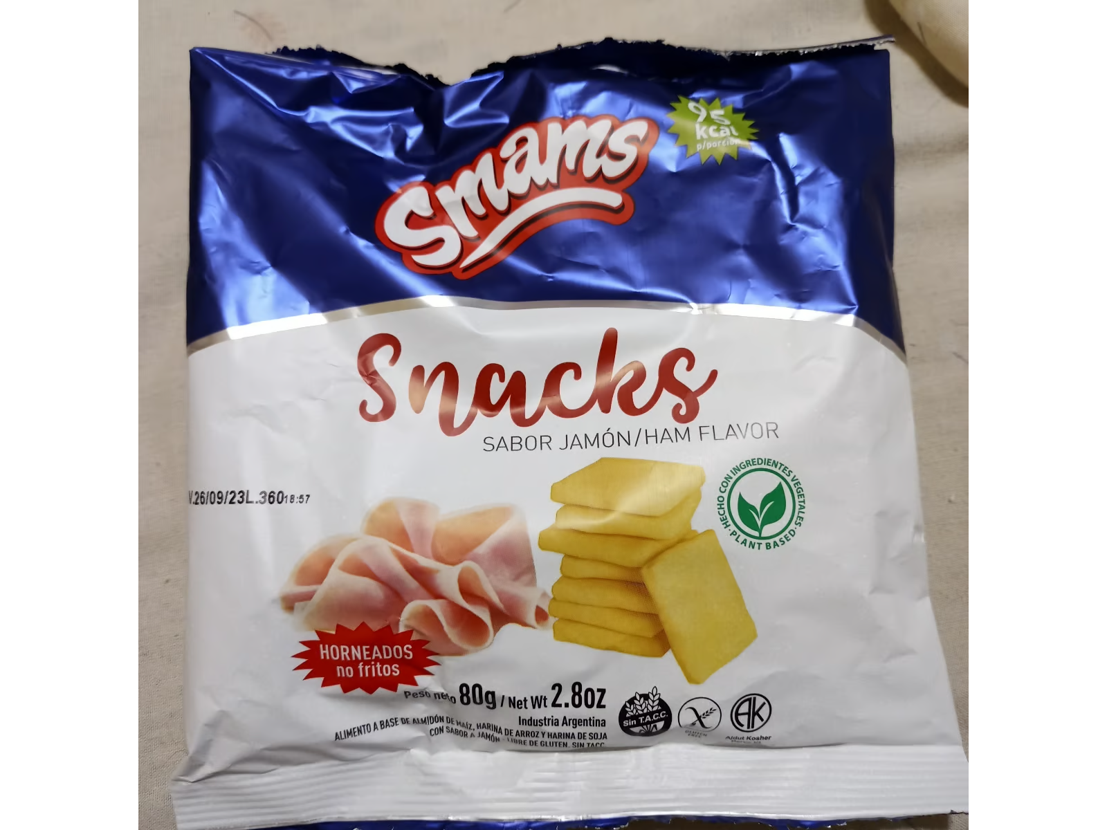 SNACK SMAMS X 80 GRS