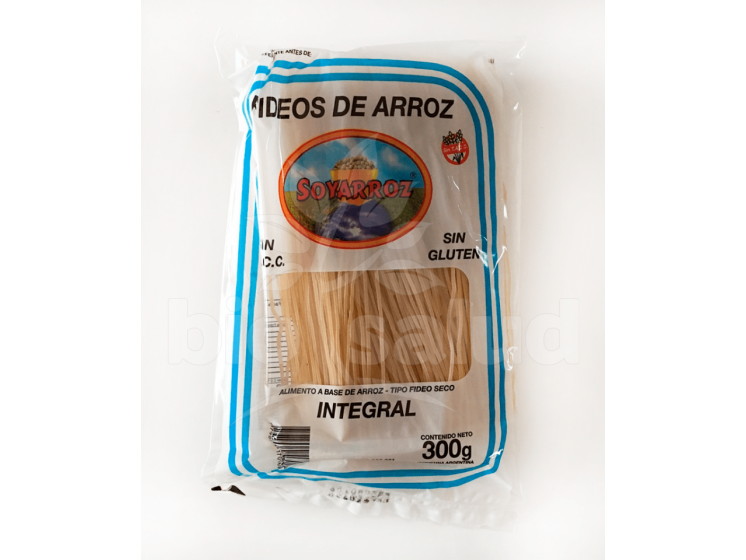 FIDEOS DE ARROZ INTEGRAL X 300 GRS.